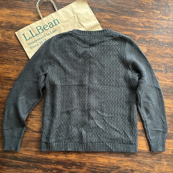 LL Bean Grey Cardigan - Picture 8 of 9